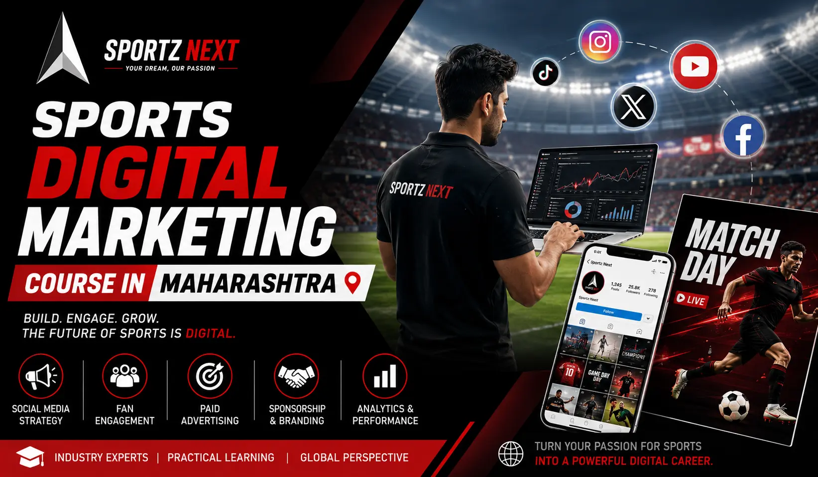 Sports Digital Marketing Course in Maharashtra | Sportz Next